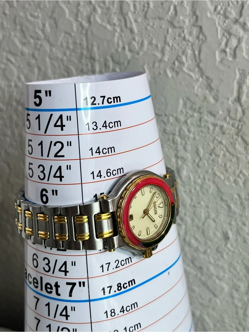 *READ.. GUCCI 9700L sherry line enamel rotating bezel READ.. GUCCI 9700L sherry line enamel rotating bezel main image 2